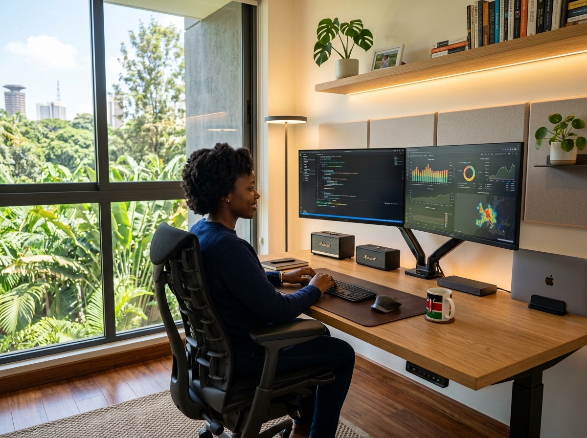 Home office setup